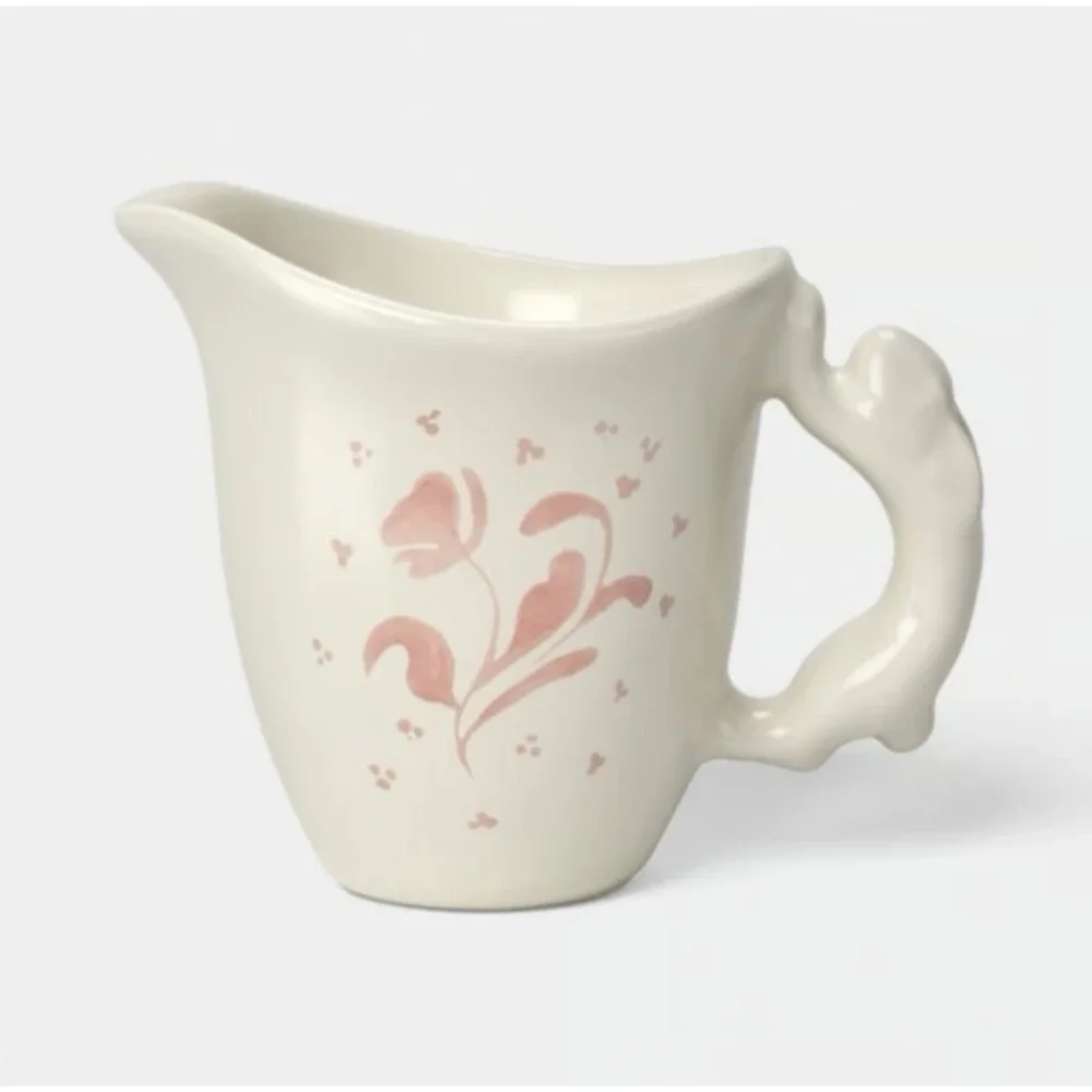 Target Threshold Aralia Pink Bunny Stoneware Creamer Dish Ceramic Spring Easter